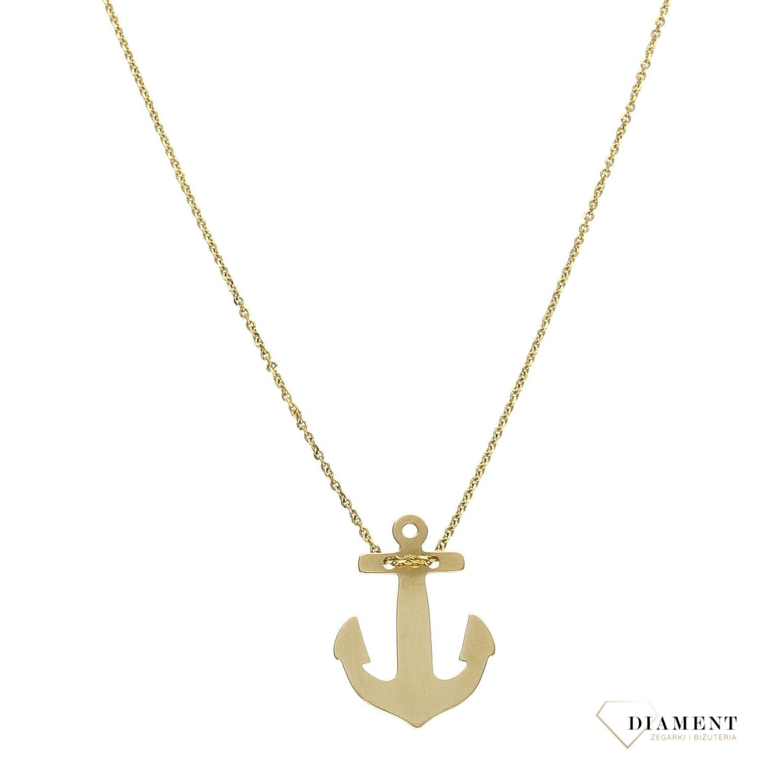 Naszyjnik celebrytka   próby 585 kotwica NA 390.jpg